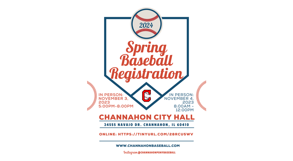 2024 Spring Baseball Registration